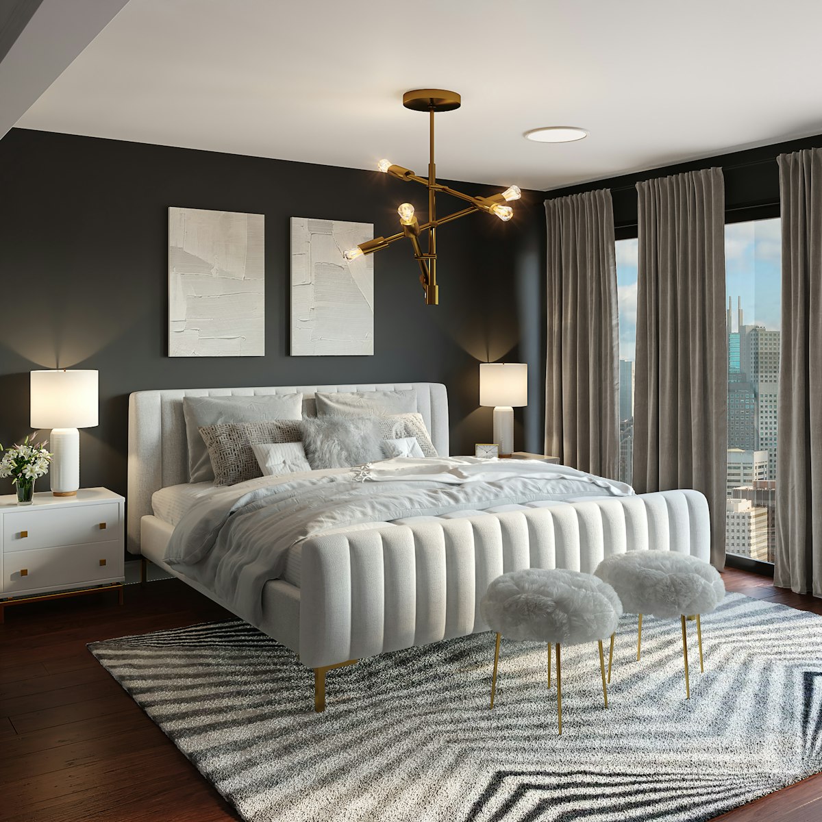 Bedroom after